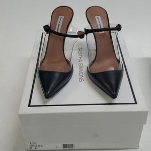 Tabitha SimmonsAllie Clear High-heel Mules black